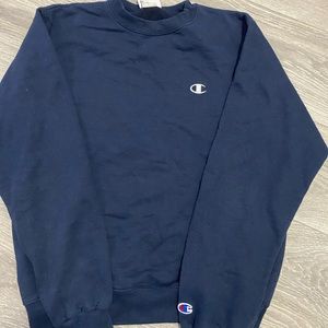 Navy Blue Champion Crewneck
